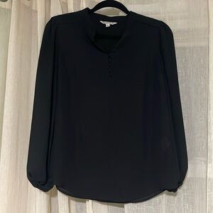 Black long sleeve blouse